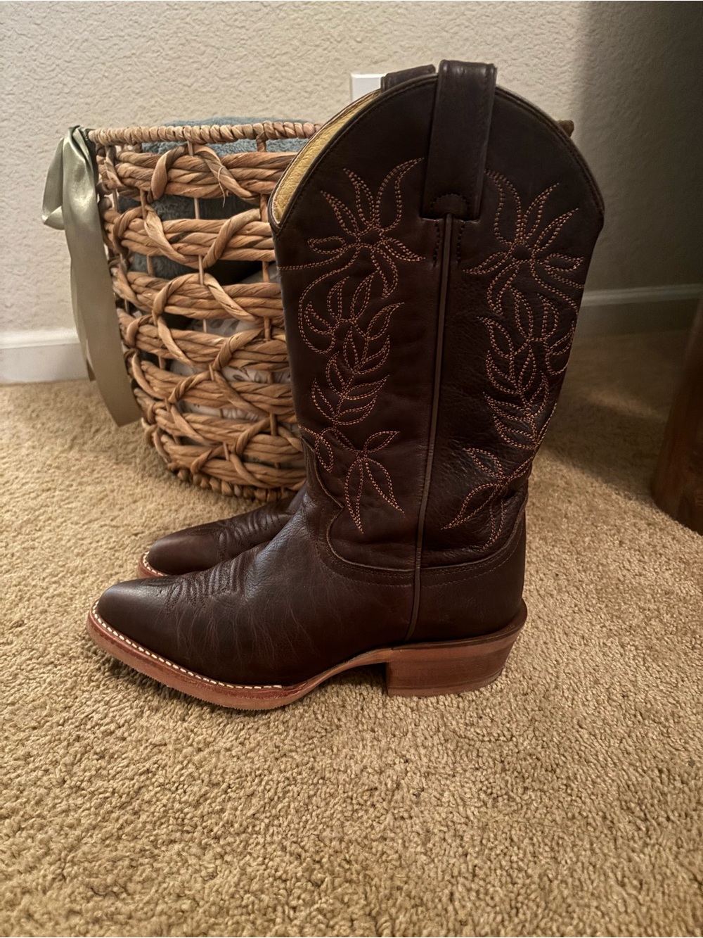 Justin Boots - Dark Brown Leather